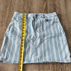 Made And Loved Loft Blue Denim Skirt, Size 10